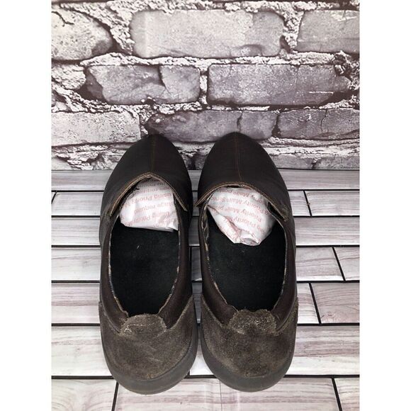 Abeo Eastbourne Dark Brown Leather Slip On Comfort Shoes Women’s Sz 10M US/41EU - Picture 7 of 16